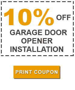 Garage Door Opener Installation Coupon San Francisco CA